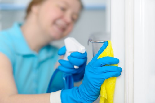Domestic cleaning service in SE5 helping keep a bright living room tidy