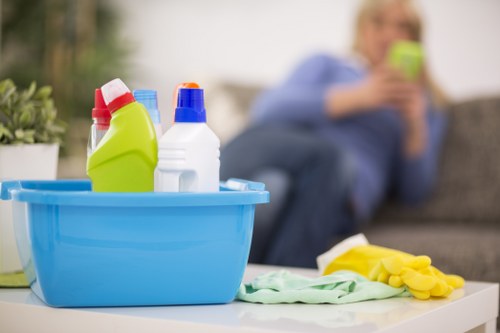 Commercial cleaners in SE5 maintaining a tidy office environment